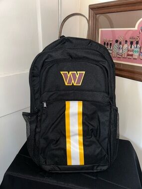 NFL Washington Commanders with Yellow & White Stripe - Branded